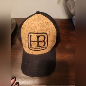 Hunington Beach Black Mesh Cap
